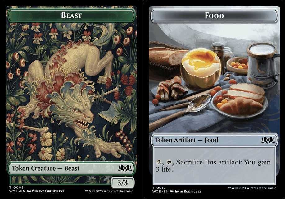 Beast Token // Food Token (012) - Foil